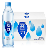 益力天然礦泉水550ml*24瓶整箱裝外出家庭健康飲用水