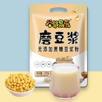 谷鄰果樂(lè) 早餐豆?jié){粉無(wú)加蔗糖袋裝速溶沖調(diào)飲品