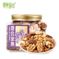 鮮記 混合堅(jiān)果250g/罐 開(kāi)心果碧根果腰果核桃仁休閑零食